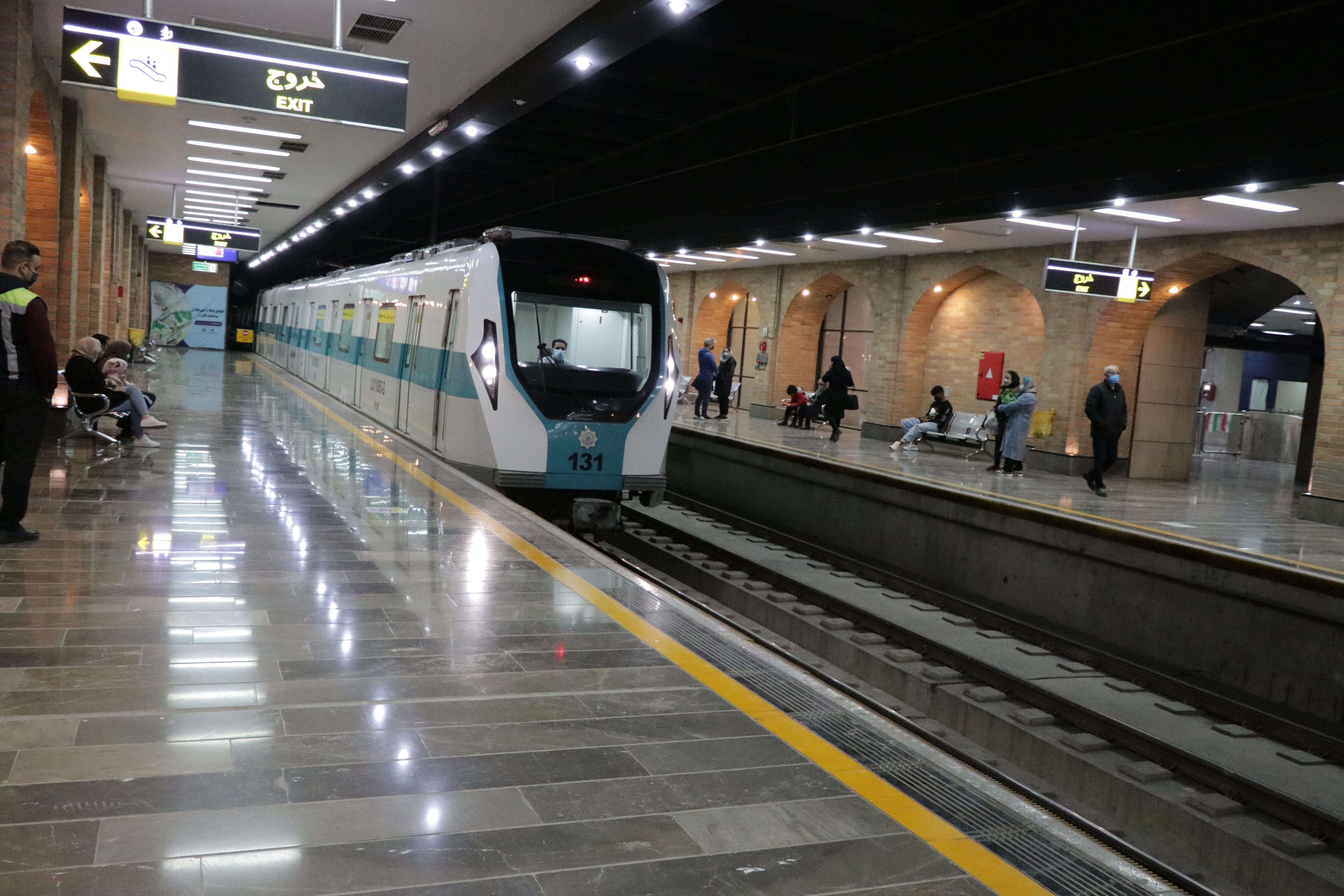 خدمت رسانی مترو اصفهان در روزهای جمعه