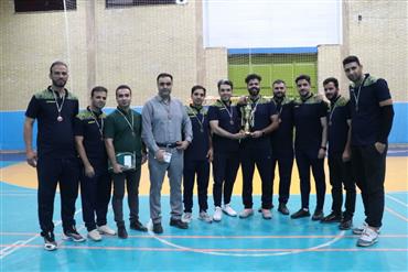 کسب مقام سوم مسابقات والیبال مناطق و معاونت های شهرداری اصفهان توسط تیم والیبال شرکت مترو منطقه اصفهان